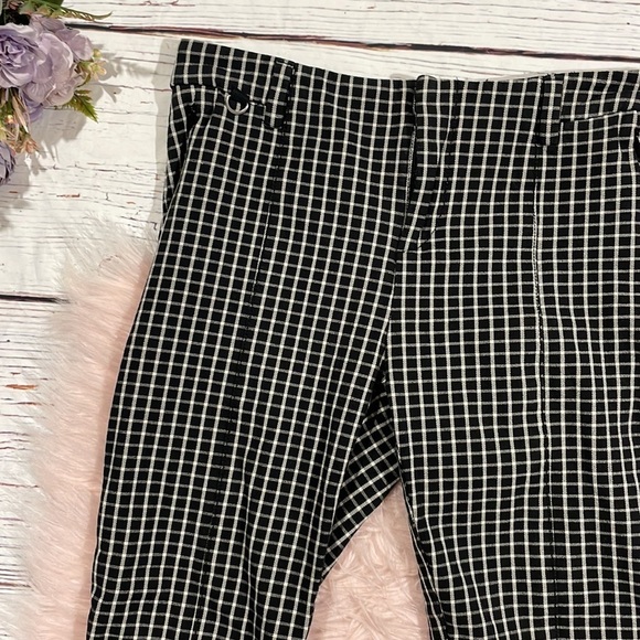 Anthropologie The Essential Slim Windowpane Ankle Pants - Picture 6 of 10